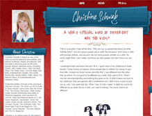 Tablet Screenshot of christineschwab.com
